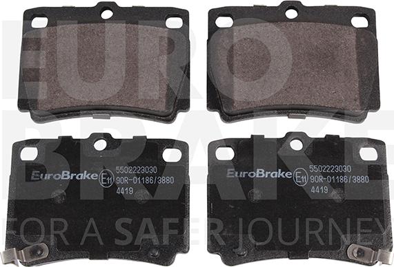 Eurobrake 5502223030 - Set placute frana,frana disc aaoparts.ro