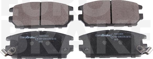 Eurobrake 5502223024 - Set placute frana,frana disc aaoparts.ro