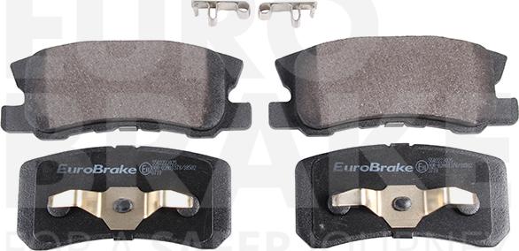 Eurobrake 5502223025 - Set placute frana,frana disc aaoparts.ro
