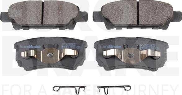 Eurobrake 5502223027 - Set placute frana,frana disc aaoparts.ro