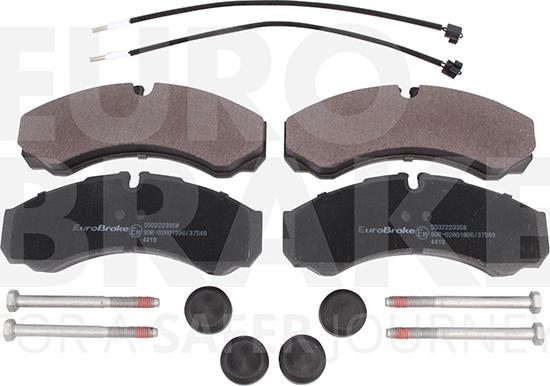 Eurobrake 5502223358 - Set placute frana,frana disc aaoparts.ro