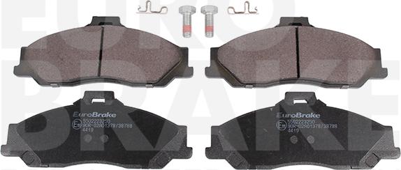Eurobrake 5502223250 - Set placute frana,frana disc aaoparts.ro
