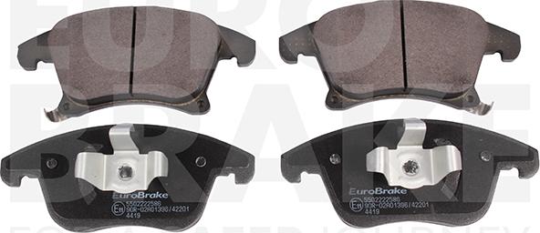 Eurobrake 5502222586 - Set placute frana,frana disc aaoparts.ro
