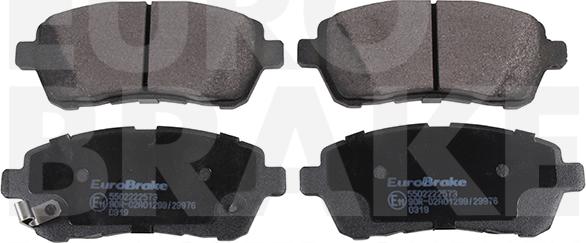 Eurobrake 5502222573 - Set placute frana,frana disc aaoparts.ro