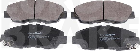 Eurobrake 5502222623 - Set placute frana,frana disc aaoparts.ro