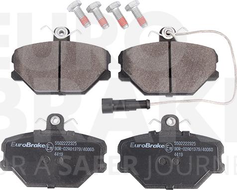 Eurobrake 5502222325 - Set placute frana,frana disc aaoparts.ro