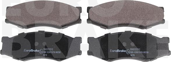 Eurobrake 5502222212 - Set placute frana,frana disc aaoparts.ro