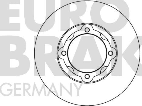 Eurobrake 5815203001 - Disc frana aaoparts.ro