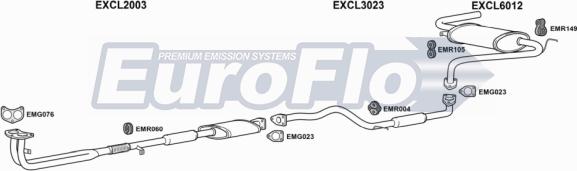 EuroFlo CLLAN15 2004 - Sistem de esapament aaoparts.ro