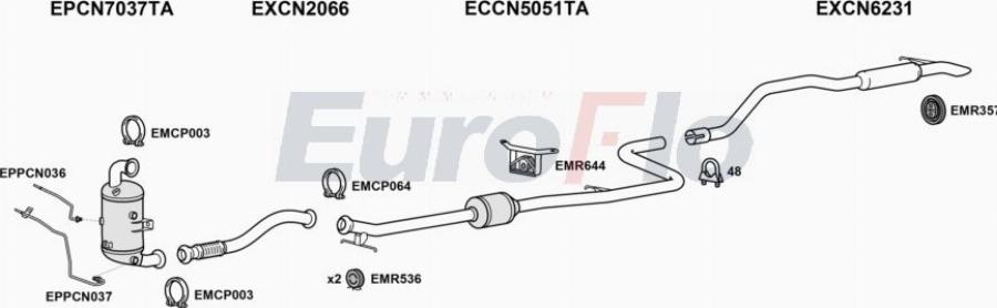 EuroFlo VLCOML15D 6005D - Sistem de esapament aaoparts.ro