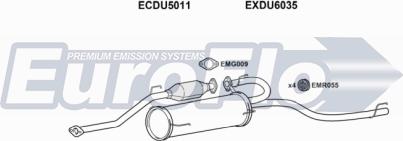 EuroFlo DUHIJ13 6001A - Sistem de esapament aaoparts.ro