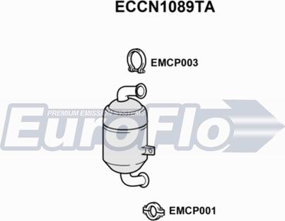 EuroFlo ECCN1089TA - Catalizator aaoparts.ro