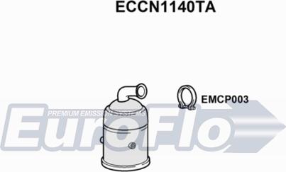 EuroFlo ECCN1140TA - Catalizator aaoparts.ro