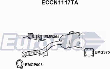 EuroFlo ECCN1117TA - Catalizator aaoparts.ro