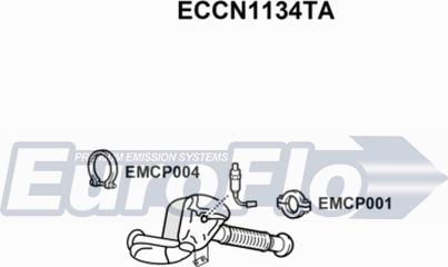 EuroFlo ECCN1134TA - Catalizator aaoparts.ro