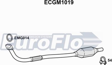 EuroFlo ECGM1019 - Catalizator aaoparts.ro