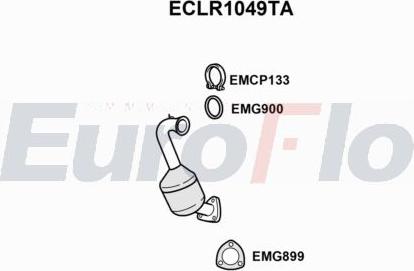 EuroFlo ECLR1049TA - Catalizator aaoparts.ro