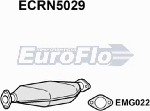 EuroFlo ECRN5029 - Catalizator aaoparts.ro