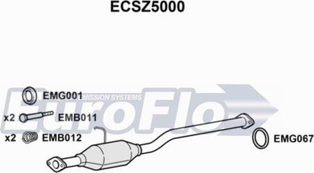 EuroFlo ECSZ5000 - Catalizator aaoparts.ro