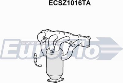 EuroFlo ECSZ1016TA - Catalizator aaoparts.ro