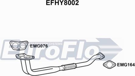 EuroFlo EFHY8002 - Racord evacuare aaoparts.ro
