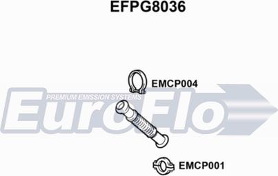 EuroFlo EFPG8036 - Racord evacuare aaoparts.ro