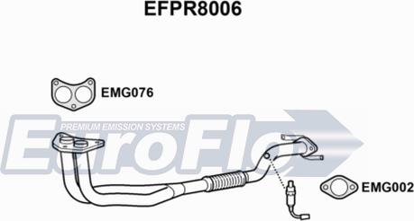 EuroFlo EFPR8006 - Racord evacuare aaoparts.ro