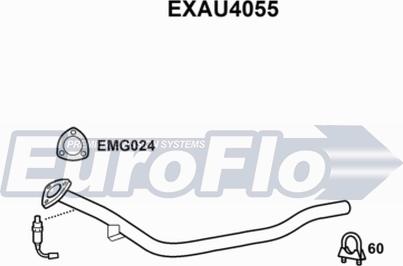 EuroFlo EXAU4055 - Racord evacuare aaoparts.ro