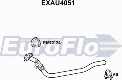 EuroFlo EXAU4051 - Racord evacuare aaoparts.ro