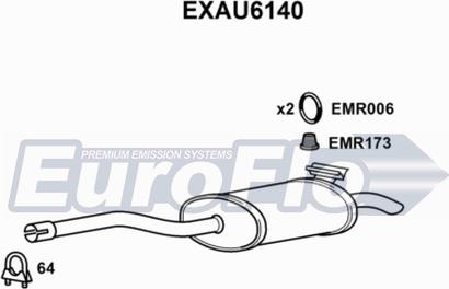 EuroFlo EXAU6140 - Toba esapament finala aaoparts.ro