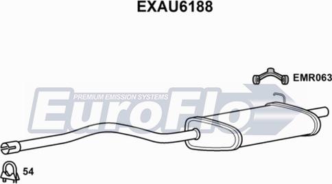 EuroFlo EXAU6188 - Toba esapament finala aaoparts.ro