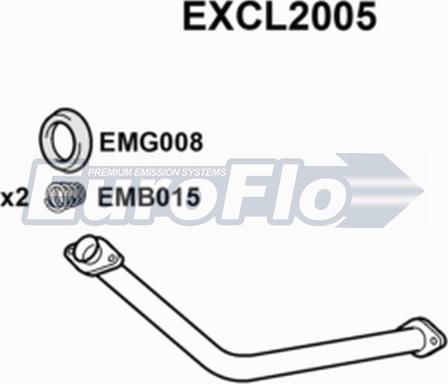 EuroFlo EXCL2005 - Racord evacuare aaoparts.ro