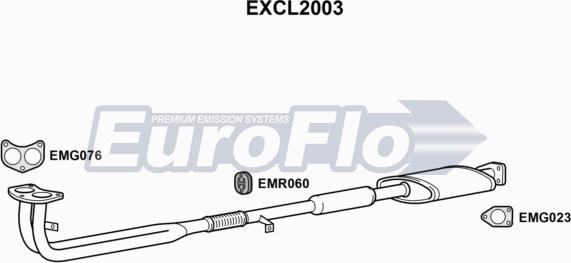 EuroFlo EXCL2003 - Racord evacuare aaoparts.ro