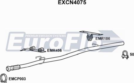 EuroFlo EXCN4075 - Racord evacuare aaoparts.ro