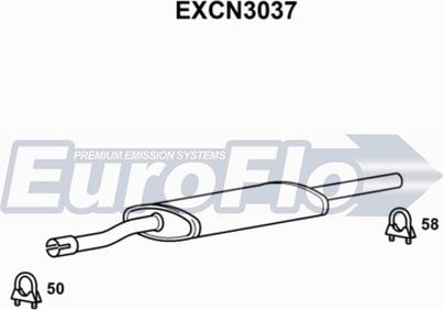 EuroFlo EXCN3037 - Toba esapamet intermediara aaoparts.ro
