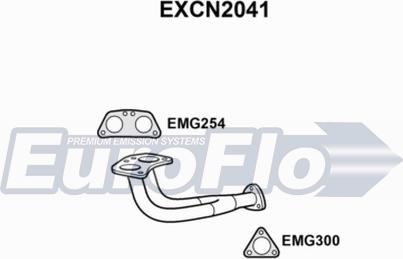 EuroFlo EXCN2041 - Racord evacuare aaoparts.ro