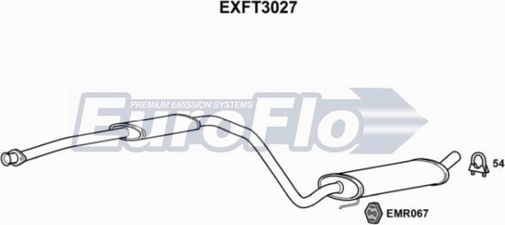 EuroFlo EXFT3027 - Toba esapamet intermediara aaoparts.ro