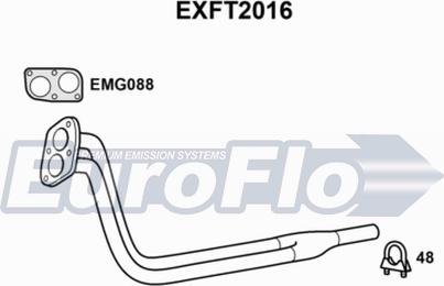 EuroFlo EXFT2016 - Racord evacuare aaoparts.ro