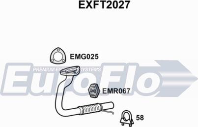 EuroFlo EXFT2027 - Racord evacuare aaoparts.ro
