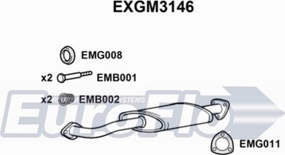 EuroFlo EXGM3146 - Toba esapamet intermediara aaoparts.ro