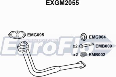 EuroFlo EXGM2055 - Racord evacuare aaoparts.ro