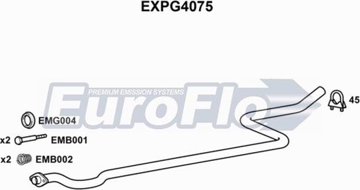 EuroFlo EXPG4075 - Racord evacuare aaoparts.ro