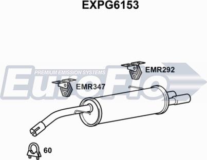 EuroFlo EXPG6153 - Toba esapament finala aaoparts.ro