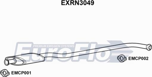 EuroFlo EXRN3049 - Toba esapamet intermediara aaoparts.ro
