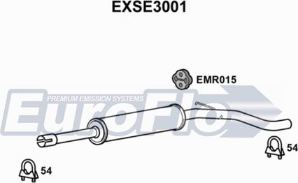 EuroFlo EXSE3001 - Toba esapamet intermediara aaoparts.ro