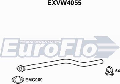 EuroFlo EXVW4055 - Racord evacuare aaoparts.ro