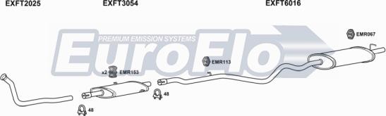 EuroFlo FTTIP17D 1004 - Sistem de esapament aaoparts.ro