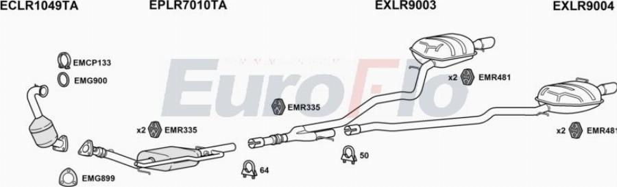 EuroFlo LRDISS20D 3009D - Sistem de esapament aaoparts.ro