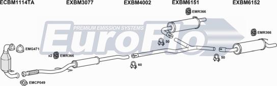 EuroFlo MICLU16 3008 - Sistem de esapament aaoparts.ro