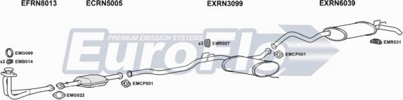 EuroFlo RN2117 1004 - Sistem de esapament aaoparts.ro